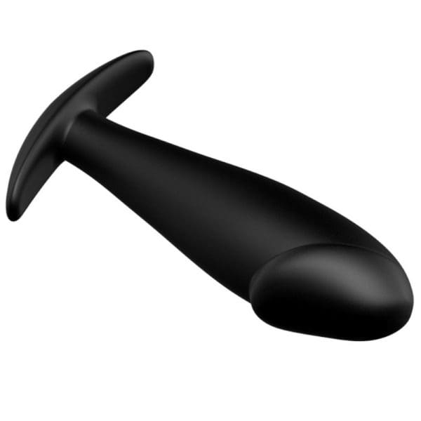 PRETTY LOVE - SILICONE ANAL PLUG PENIS FORM AND 12 VIBRATION MODES BLACK 8